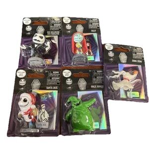 Disney The Nightmare Before Christmas 30th Anniversary Mini Figurine Set Of 5
